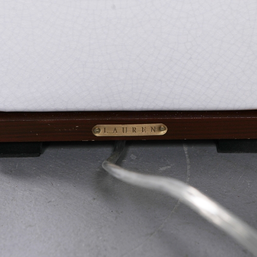 56 - LAUREN RALPH LAUREN HOME TABLE LAMPS, A PAIR. with shades, 42cm H each approx. (2).