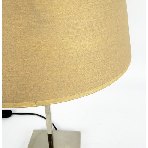 9 - PORTA ROMANA TABLE LAMPS, A PAIR. with shades, 63cm H approx. (2).