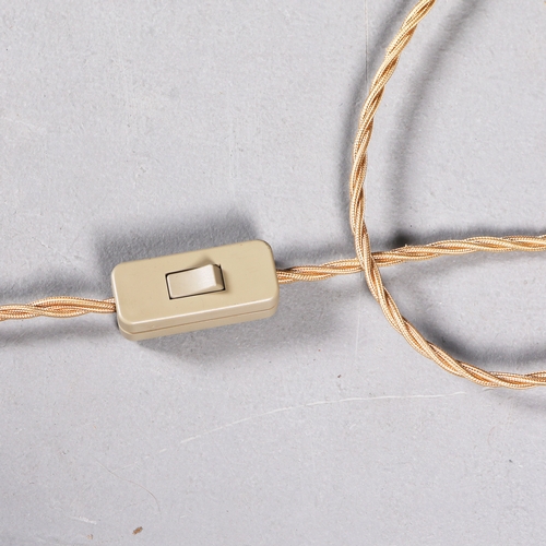 57 - LOUIS XVI STYLE VERT DE MER MARBLE TABLE LAMPS, A PAIR. simulated marble tops, ormolu mounts. (2).