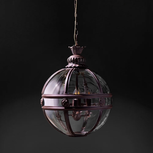 25 - POOKY BUSTER HALL LANTERN. approx. 83cm t x 60 cm w.
