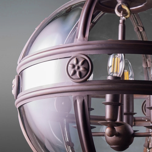 25 - POOKY BUSTER HALL LANTERN. approx. 83cm t x 60 cm w.