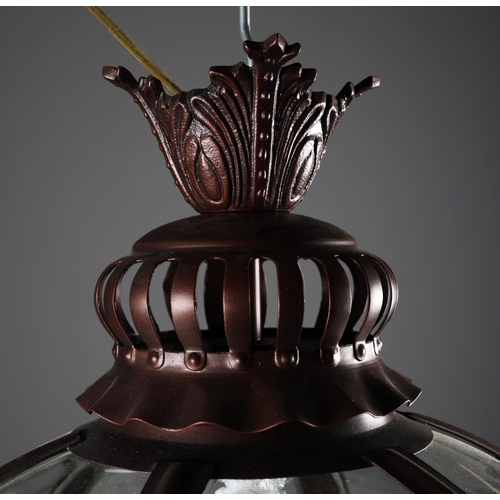 25 - POOKY BUSTER HALL LANTERN. approx. 83cm t x 60 cm w.