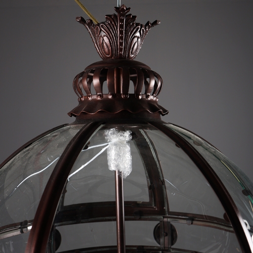 25 - POOKY BUSTER HALL LANTERN. approx. 83cm t x 60 cm w.