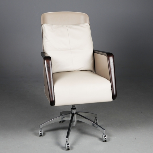 183 - BESANA DESK CHAIR. 117cm H at tallest approx.