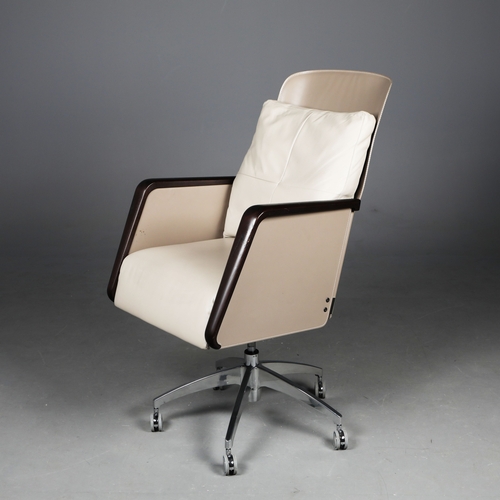 183 - BESANA DESK CHAIR. 117cm H at tallest approx.
