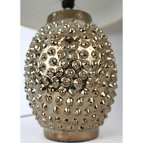 187 - COACH HOUSE TABLE LAMPS, A PAIR. with shades, 64cm H approx. (2).