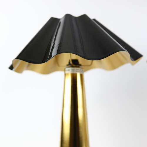 201 - 1970S ITALIAN STYLE TABLE LAMPS, A PAIR. with shades, 49cm H approx. (2).