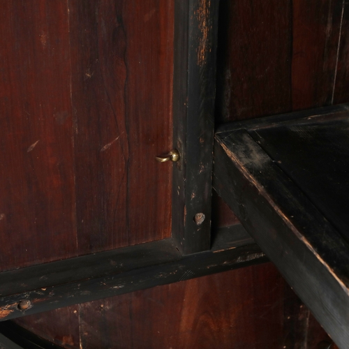 209 - BREAKFAST TABLE. Victorian rosewood, the circular top on a carved and turned column with triform sup... 