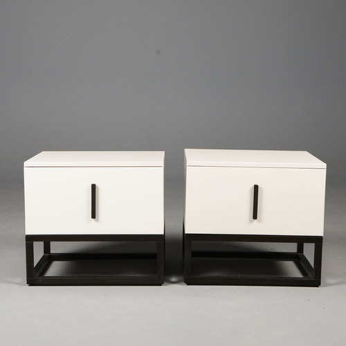 216 - SIDE CHESTS, A PAIR. each 55cm W x 40cm D x 46cm H approx. (2).