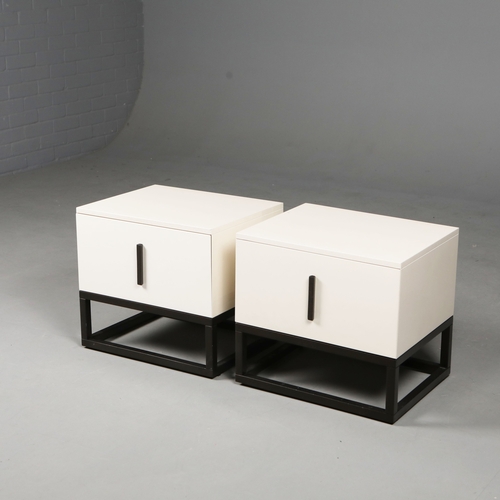 216 - SIDE CHESTS, A PAIR. each 55cm W x 40cm D x 46cm H approx. (2).