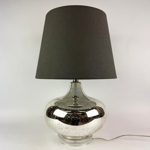 219 - COACH HOUSE TABLE LAMP. with shade, 64cm H approx.