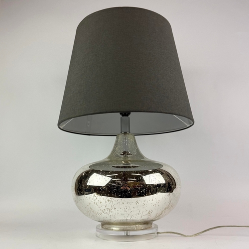 219 - COACH HOUSE TABLE LAMP. with shade, 64cm H approx.
