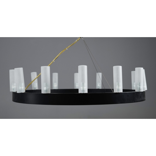 223 - FONTANA ARTE CHANDELIERS, A PAIR. by David Chipperfield, each 90cm diam. approx. (2).