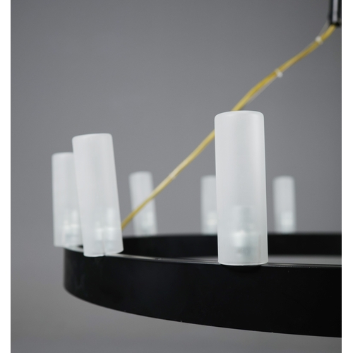 223 - FONTANA ARTE CHANDELIERS, A PAIR. by David Chipperfield, each 90cm diam. approx. (2).