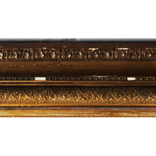 227 - WALL MIRROR, ANTIQUE GILT FRAME. 158cm x 102cm.