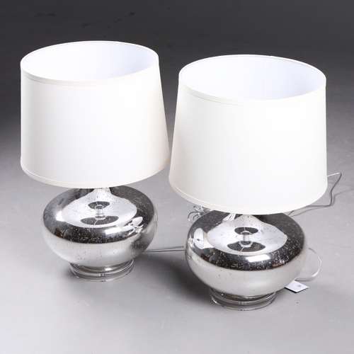 228 - COACH HOUSE TABLE LAMPS, A PAIR. with shades, 62.5cm H approx. (2).