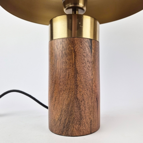 236 - 1970S ITALIAN STYLE GREEN TABLE LAMPS, A PAIR. 40cm H each approx. (2).