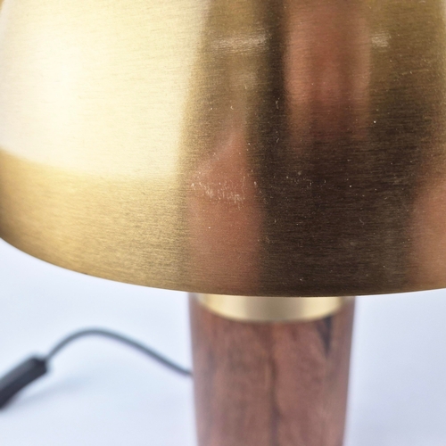 236 - 1970S ITALIAN STYLE GREEN TABLE LAMPS, A PAIR. 40cm H each approx. (2).
