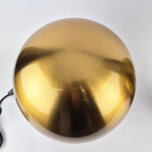 236 - 1970S ITALIAN STYLE GREEN TABLE LAMPS, A PAIR. 40cm H each approx. (2).