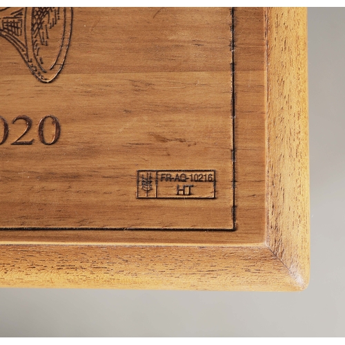 245 - WINE RACK. with various wine house names to top, 92.5cm x 33cm x 94.5cm approx.