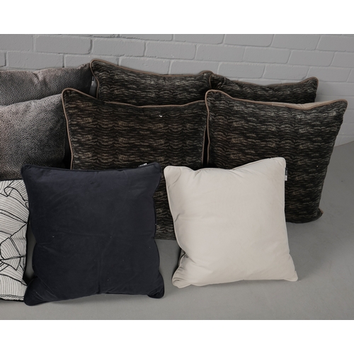264 - SCATTER CUSHIONS, COLLECTION OF 16. of various descriptions and sizes. (16).