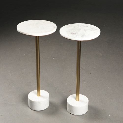 265 - MARTINI TABLES, A PAIR. 61cm H each approx. (2).