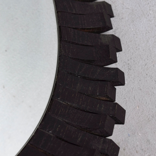 273 - CIRCULAR WALL MIRROR. 75cm diam. approx.