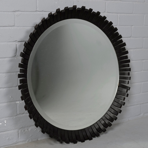 273 - CIRCULAR WALL MIRROR. 75cm diam. approx.