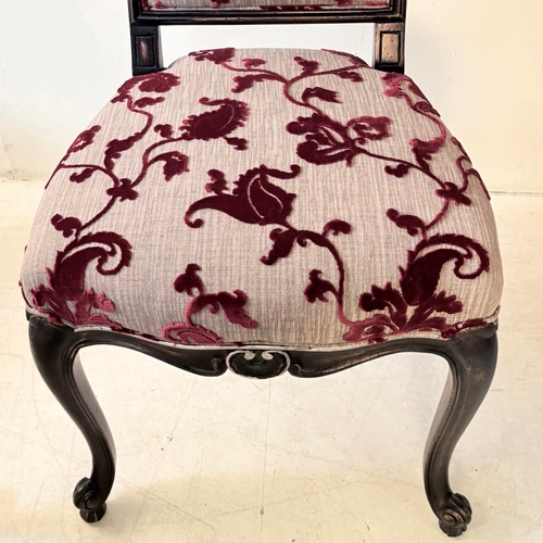 278 - ROCHE BOBOIS LOUIS XV STYLE DINING CHAIRS, A SET OF 8. Including two carvers, 106cm H x 53cm W x 50c... 