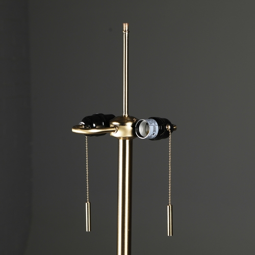 285 - FLOOR LAMP. with shade, 161cm H approx.