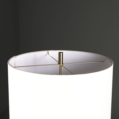 285 - FLOOR LAMP. with shade, 161cm H approx.
