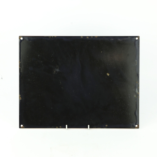 286 - PURE DRUGS WALL SIGN. vintage style aged enamelled metal, 38cm x 29cm approx.
