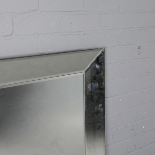 292 - CONTEMPORARY VENETIAN STYLE WALL MIRROR. 117cm x 86.5cm approx.