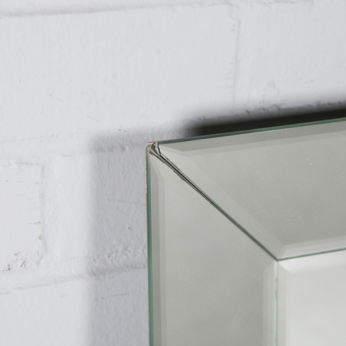 292 - CONTEMPORARY VENETIAN STYLE WALL MIRROR. 117cm x 86.5cm approx.