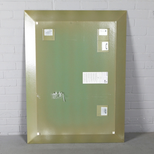 292 - CONTEMPORARY VENETIAN STYLE WALL MIRROR. 117cm x 86.5cm approx.