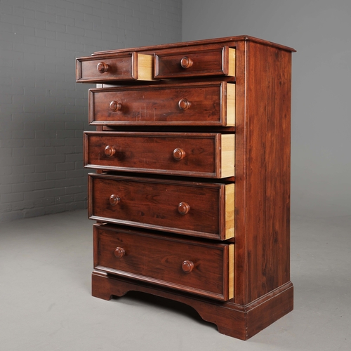 295 - WALLIS & GAMBIER CHEST OF DRAWERS. 88cm x 45cm x 120cm approx.