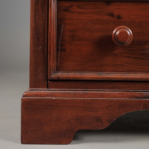 295 - WALLIS & GAMBIER CHEST OF DRAWERS. 88cm x 45cm x 120cm approx.