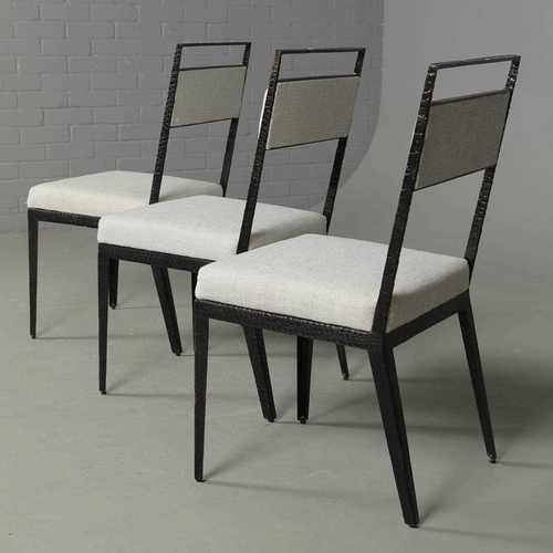 464 - ARTERIORS PORTMORE DINING CHAIRS (3). approx. 89cm H x 48cm W.sold as seen.... 