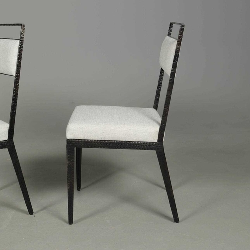 464 - ARTERIORS PORTMORE DINING CHAIRS (3). approx. 89cm H x 48cm W.sold as seen.... 