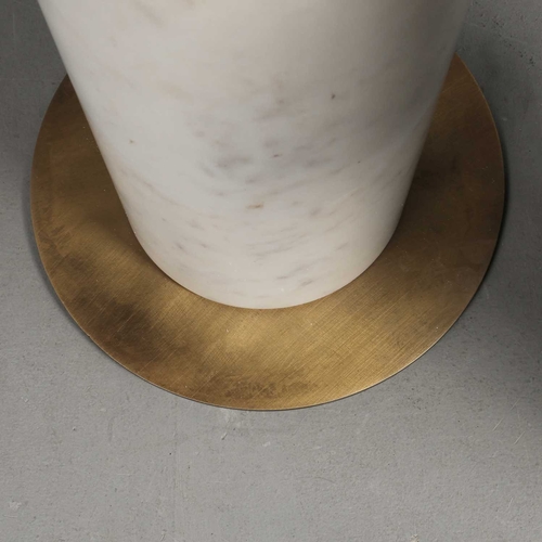 465 - ARTERIORS LINDBERG ACCENT TABLES, A PAIR (2) 45.5cm H x 76cm diam. approx.sold as seen... 