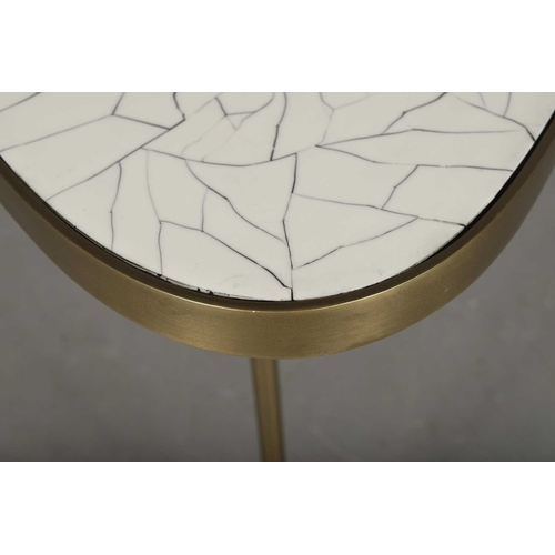 467 - ARTERIORS LEELA LARGE DRINK TABLE 56cm H x 30.5cm diam. approx.sold as seen... 