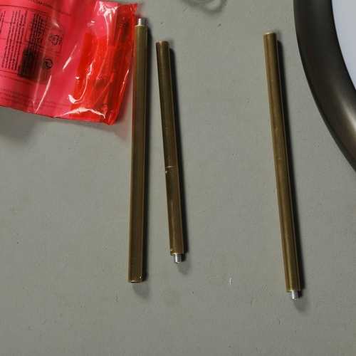 468 - ARTERIORS PLATO PENDANTS, A PAIR (2) 71cm diam. each approx.sold as seen unassembled and unchecked... 