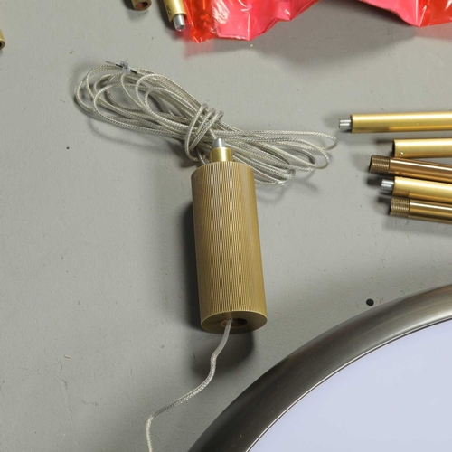 468 - ARTERIORS PLATO PENDANTS, A PAIR (2) 71cm diam. each approx.sold as seen unassembled and unchecked... 