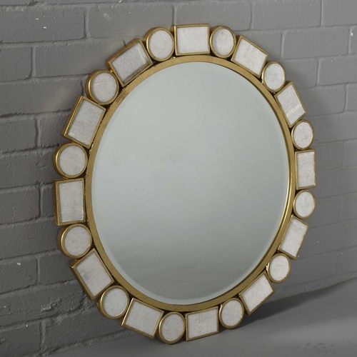 473 - ARTERIORS FONTAINE MIRROR 75cm diam. approx.sold as seen