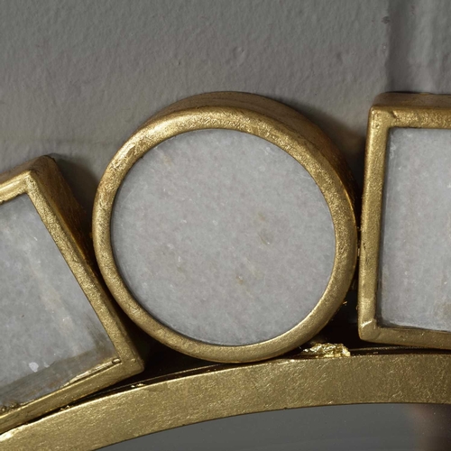 473 - ARTERIORS FONTAINE MIRROR 75cm diam. approx.sold as seen