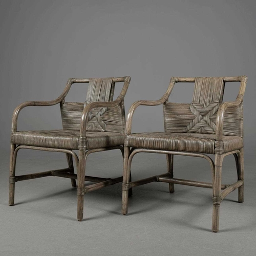 476 - ARTERIORS NEWTON DINING CHAIR, A PAIR. approx. 84cm H x 58cm W.sold as seen.... 