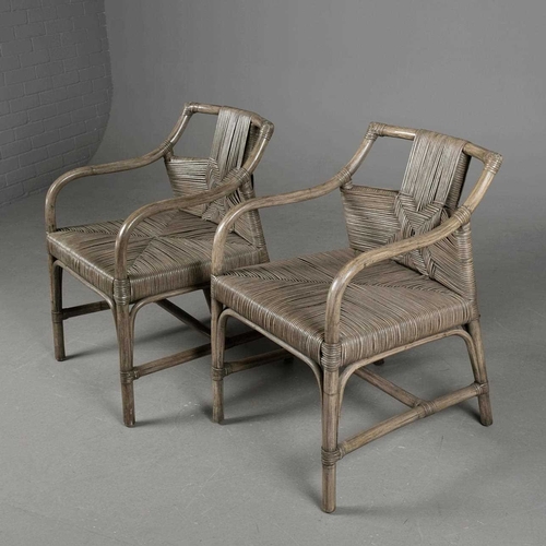 476 - ARTERIORS NEWTON DINING CHAIR, A PAIR. approx. 84cm H x 58cm W.sold as seen.... 