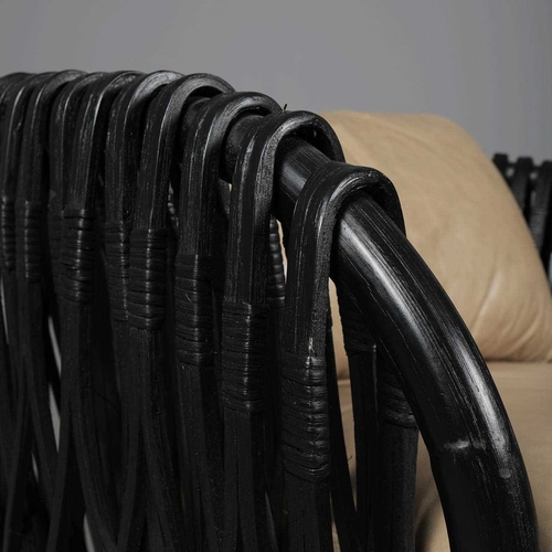 488 - ARTERIORS STRATA LOUNGE CHAIR. approx. 86cm W x 76cm H.sold as seen.