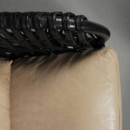 488 - ARTERIORS STRATA LOUNGE CHAIR. approx. 86cm W x 76cm H.sold as seen.