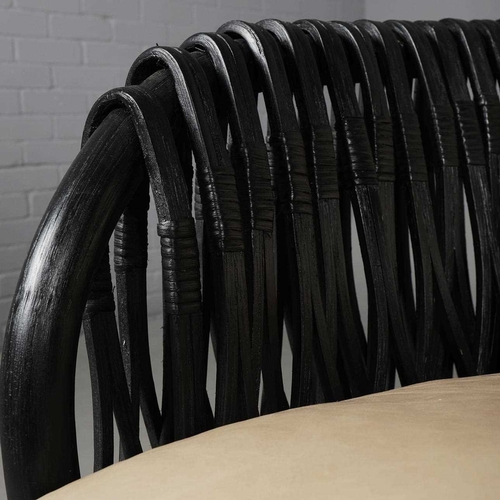 488 - ARTERIORS STRATA LOUNGE CHAIR. approx. 86cm W x 76cm H.sold as seen.